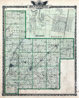 Montgomery County Map, Illinois State Atlas 1876